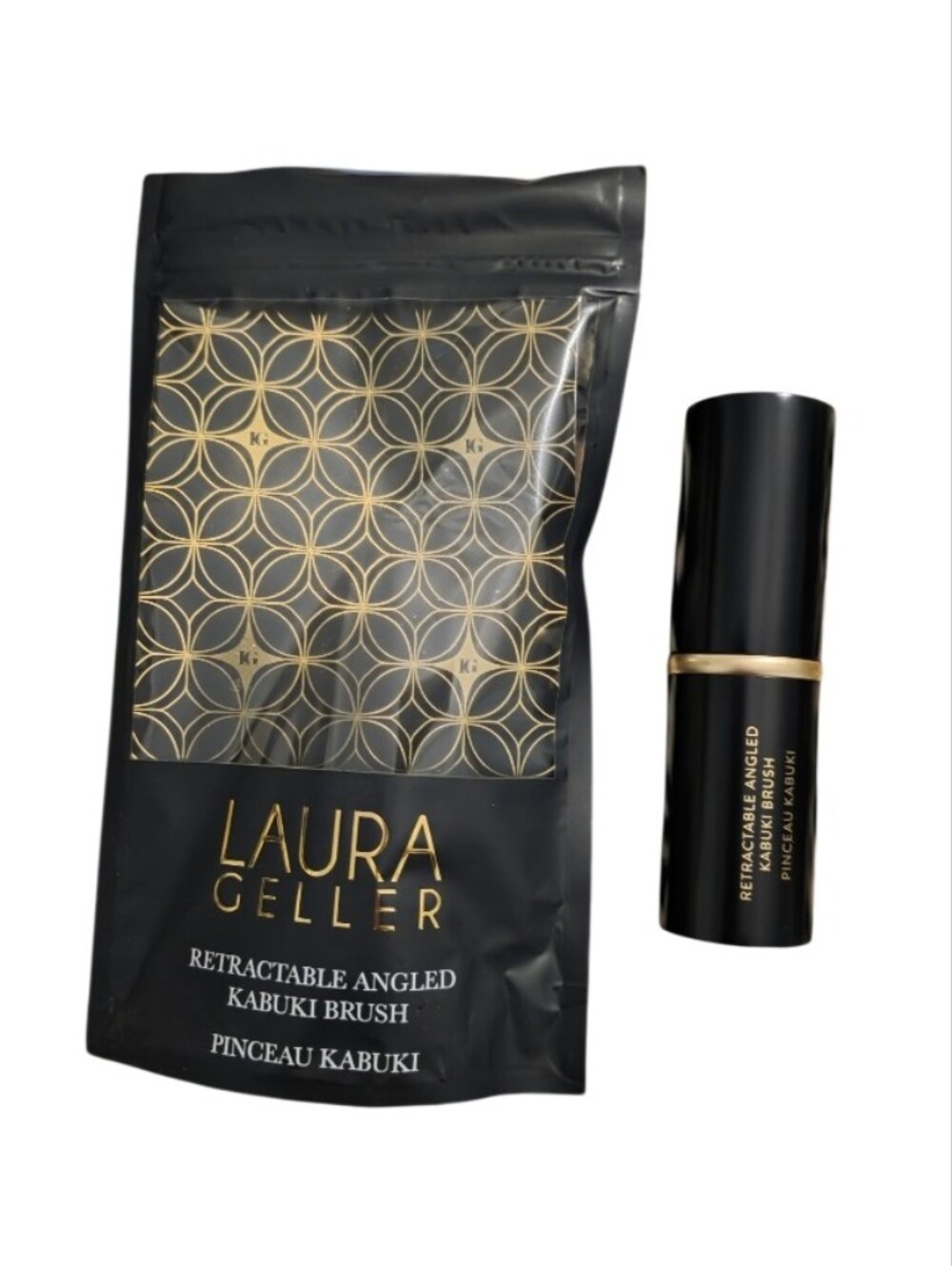 Laura Geller Retractable Angled Kabuki Brush - New
